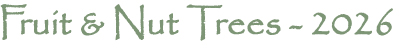 Potted Fruit & Nut Trees 2021